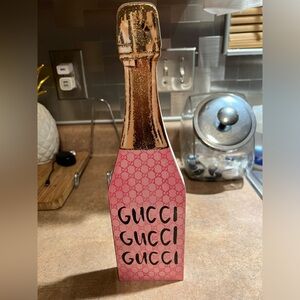 Wooden luxury brand decor